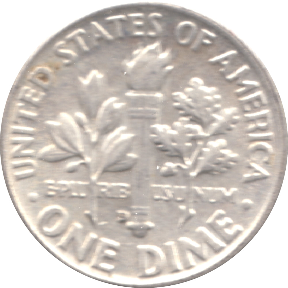 1957 D USA Dime Circulated