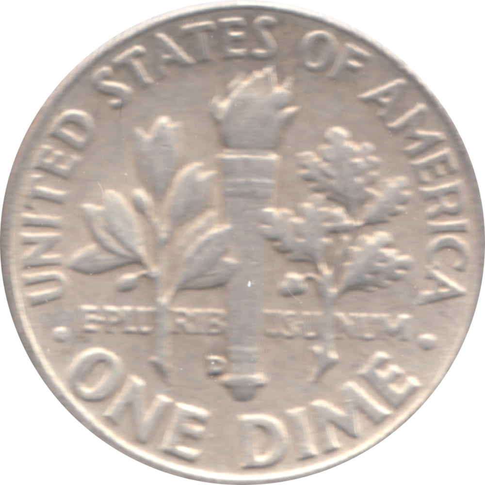 1958 D USA Dime Circulated