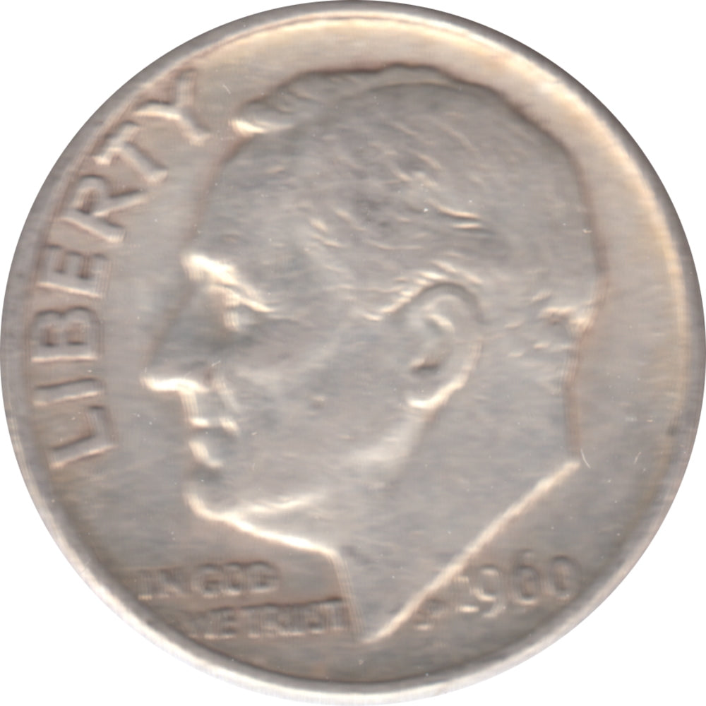 1960 USA Dime Circulated