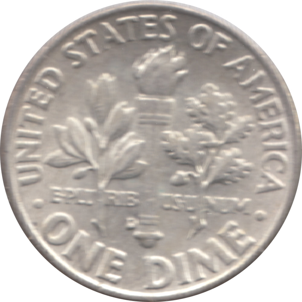 1962 D USA Dime Circulated