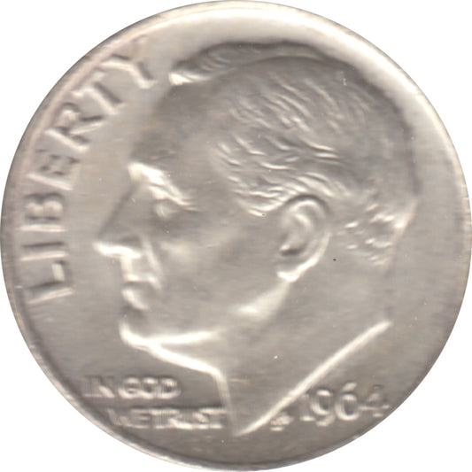 1964 USA Dime Circulated