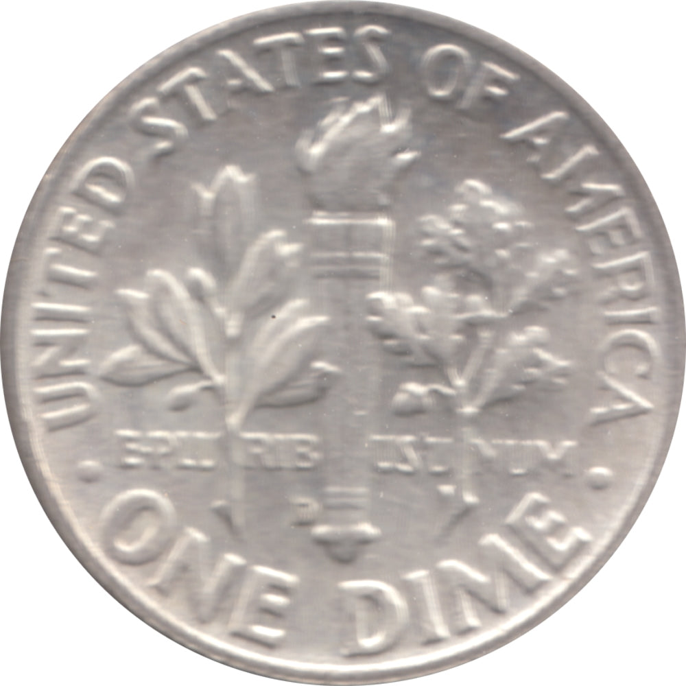 1964 D USA Dime Circulated