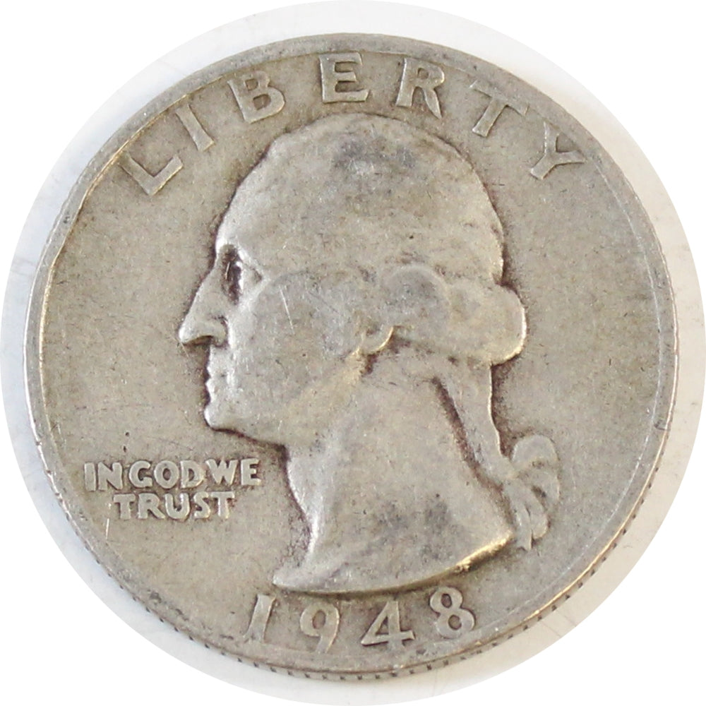 1948 S USA Quarter Circulated