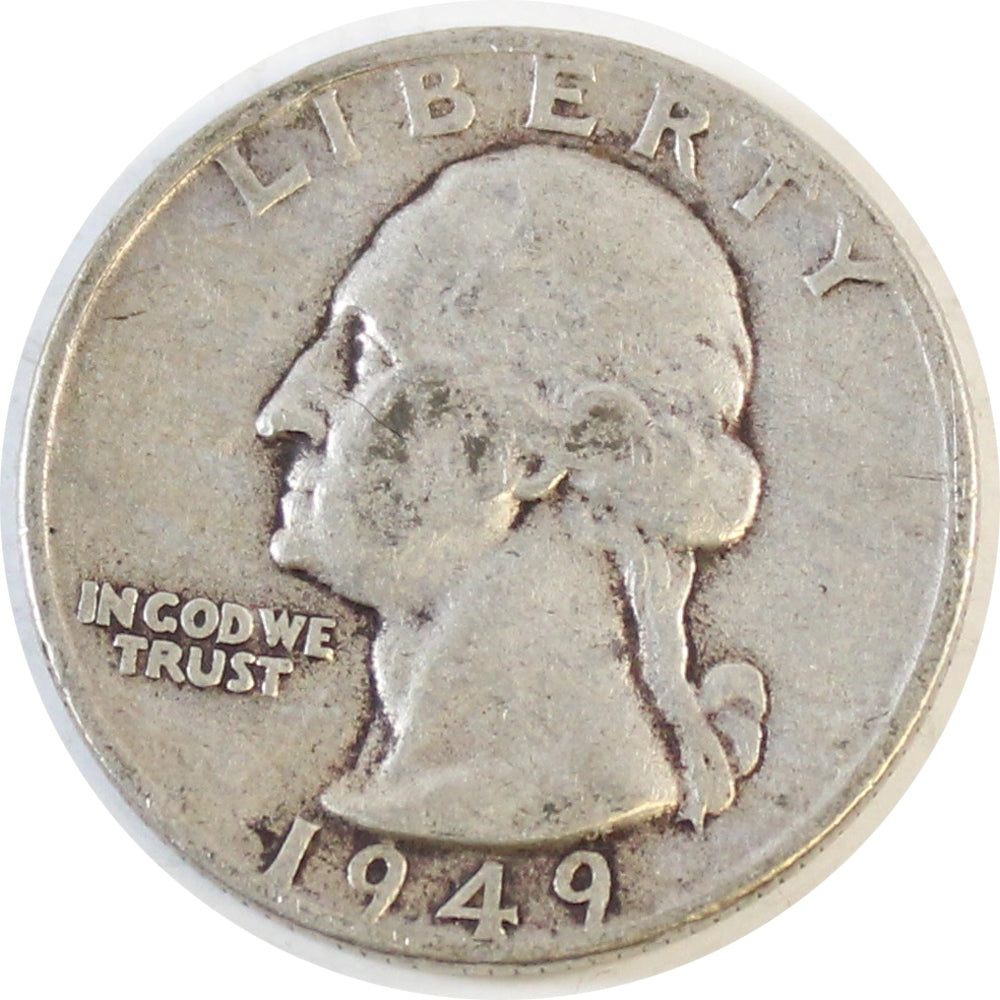 1949 USA Quarter Circulated