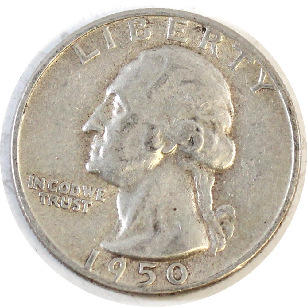 1950 USA Quarter Circulated