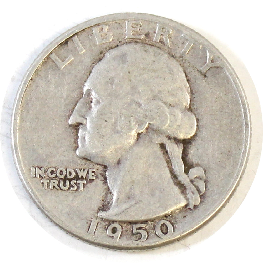 1950 D USA Quarter Circulated
