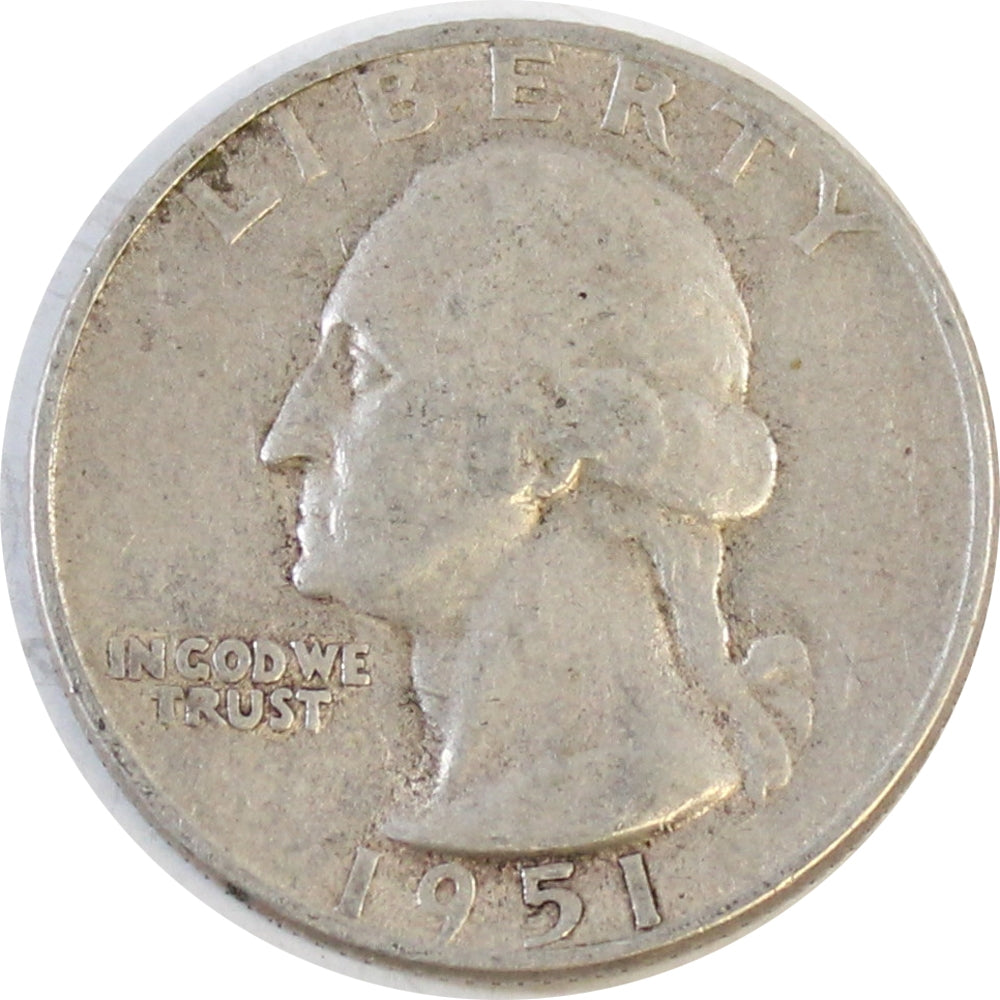 1951 S USA Quarter Circulated