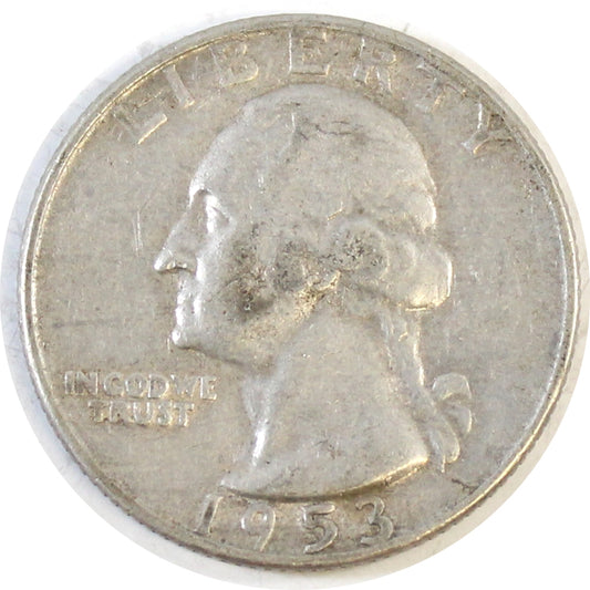 1953 D USA Quarter Circulated