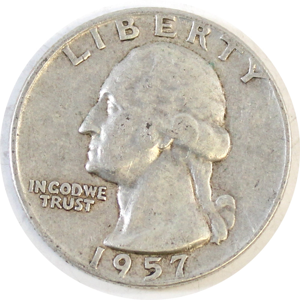 1957 D USA Quarter Circulated