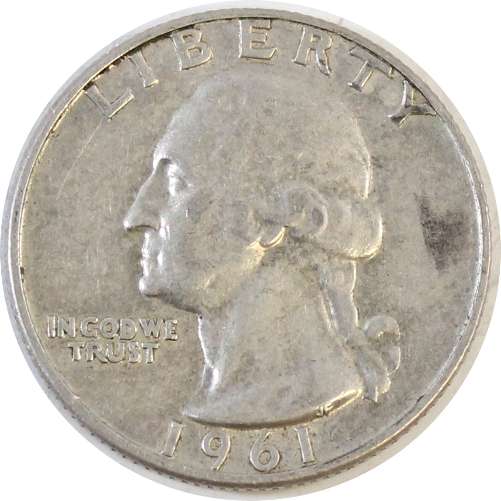 1961 D USA Quarter Circulated