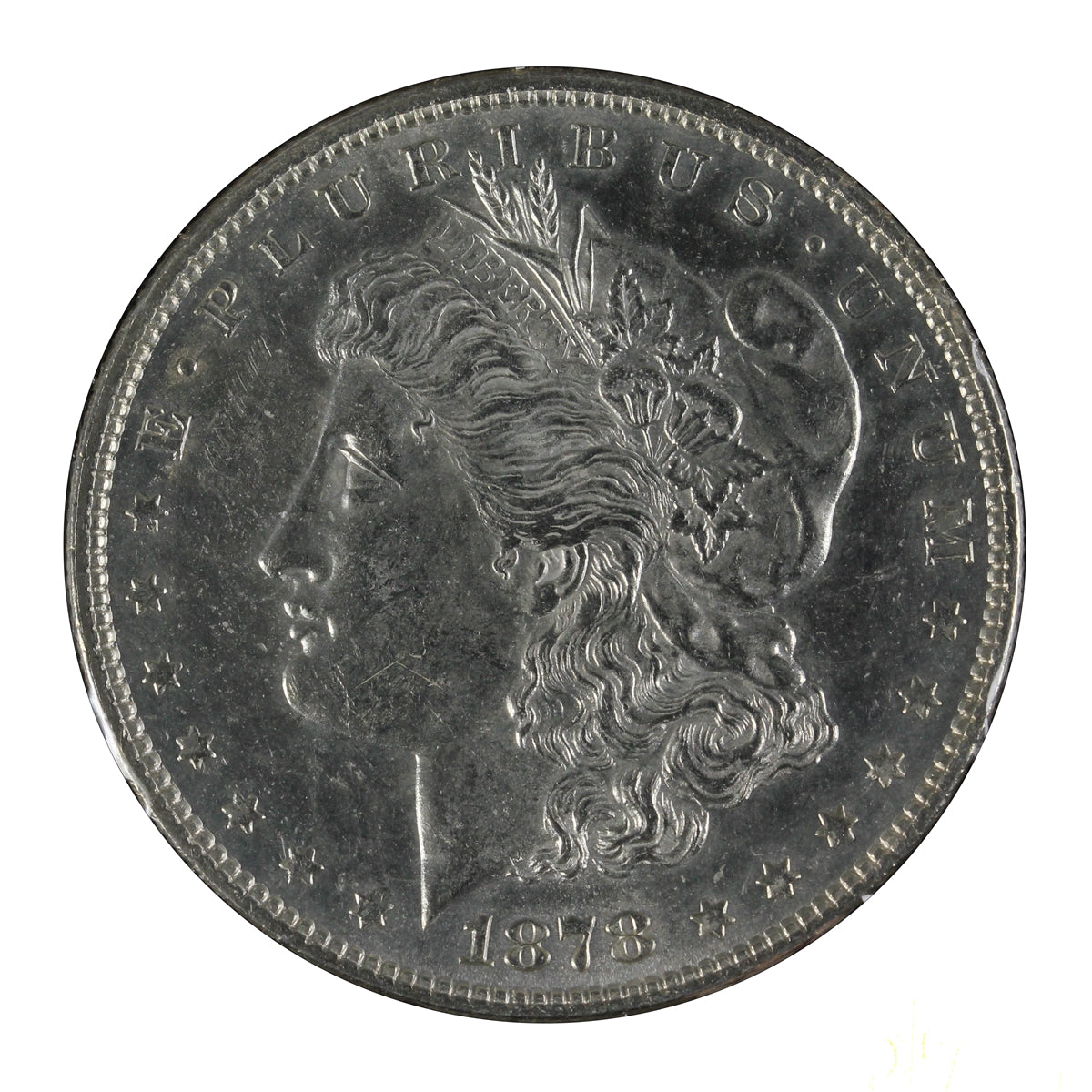 1878 2nd Reverse 7 Feathers USA Dollar Uncirculated (MS60) $