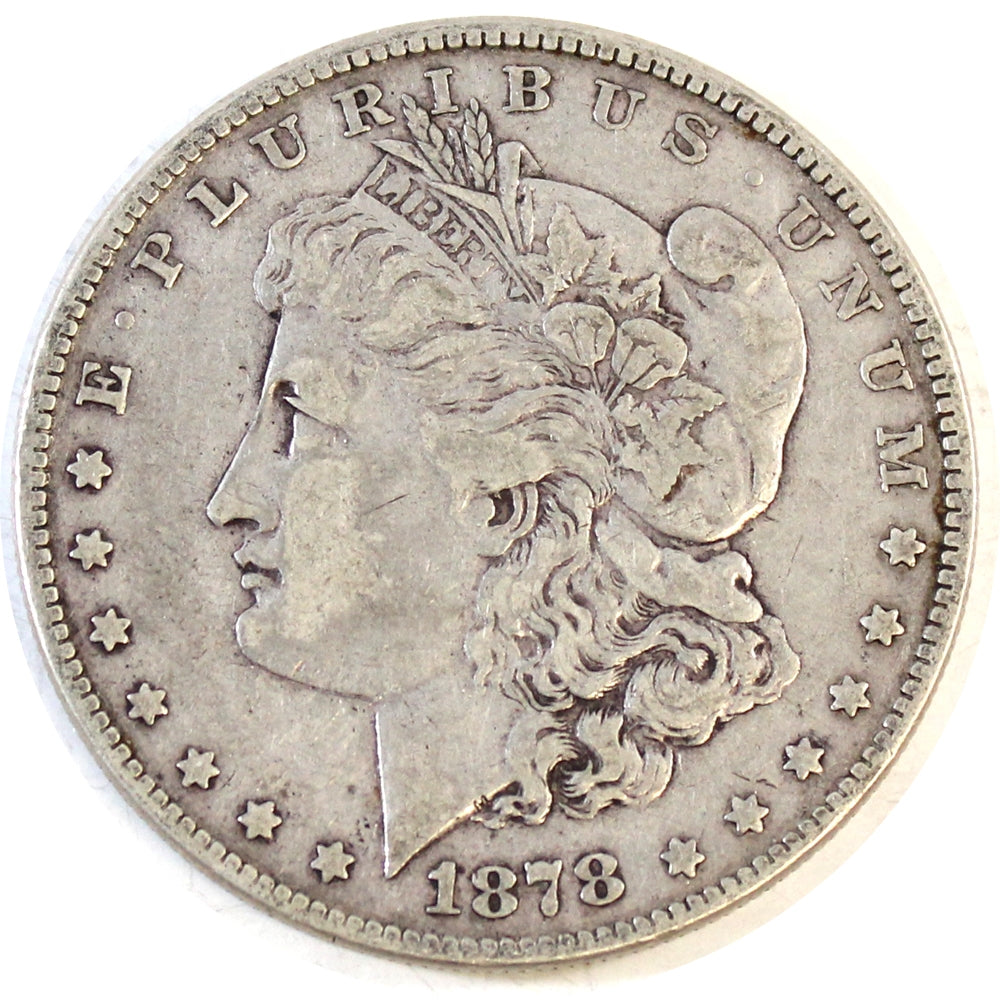 1878 2nd Reverse 7 Feathers USA Dollar Very Fine (VF20)