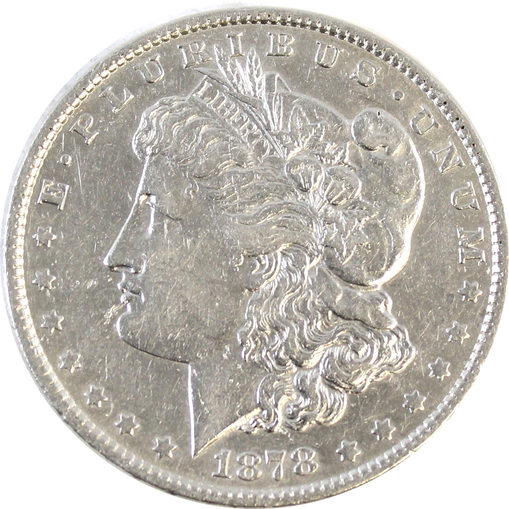 1878 3rd Reverse 7 Feathers USA Dollar VF-EF (VF30) $