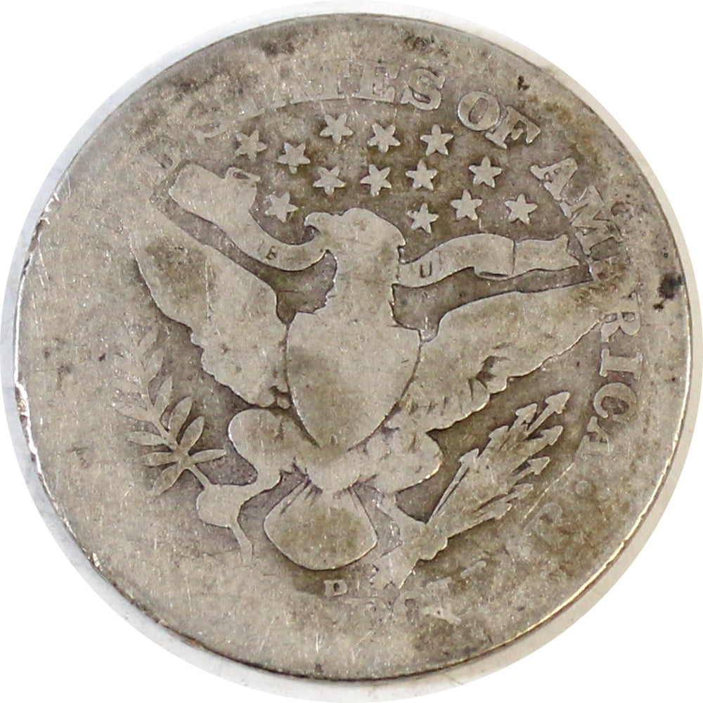 1907 D USA Quarter Poor