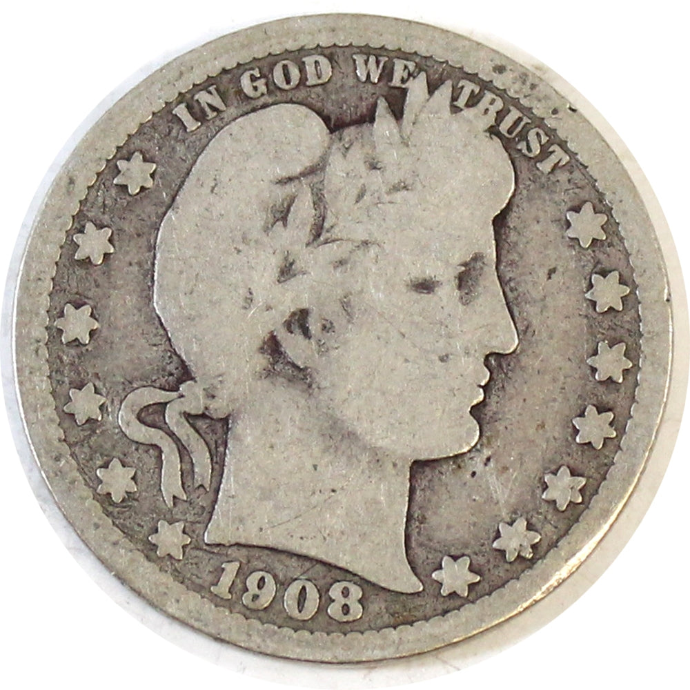 1908 D USA Quarter Good (G4)