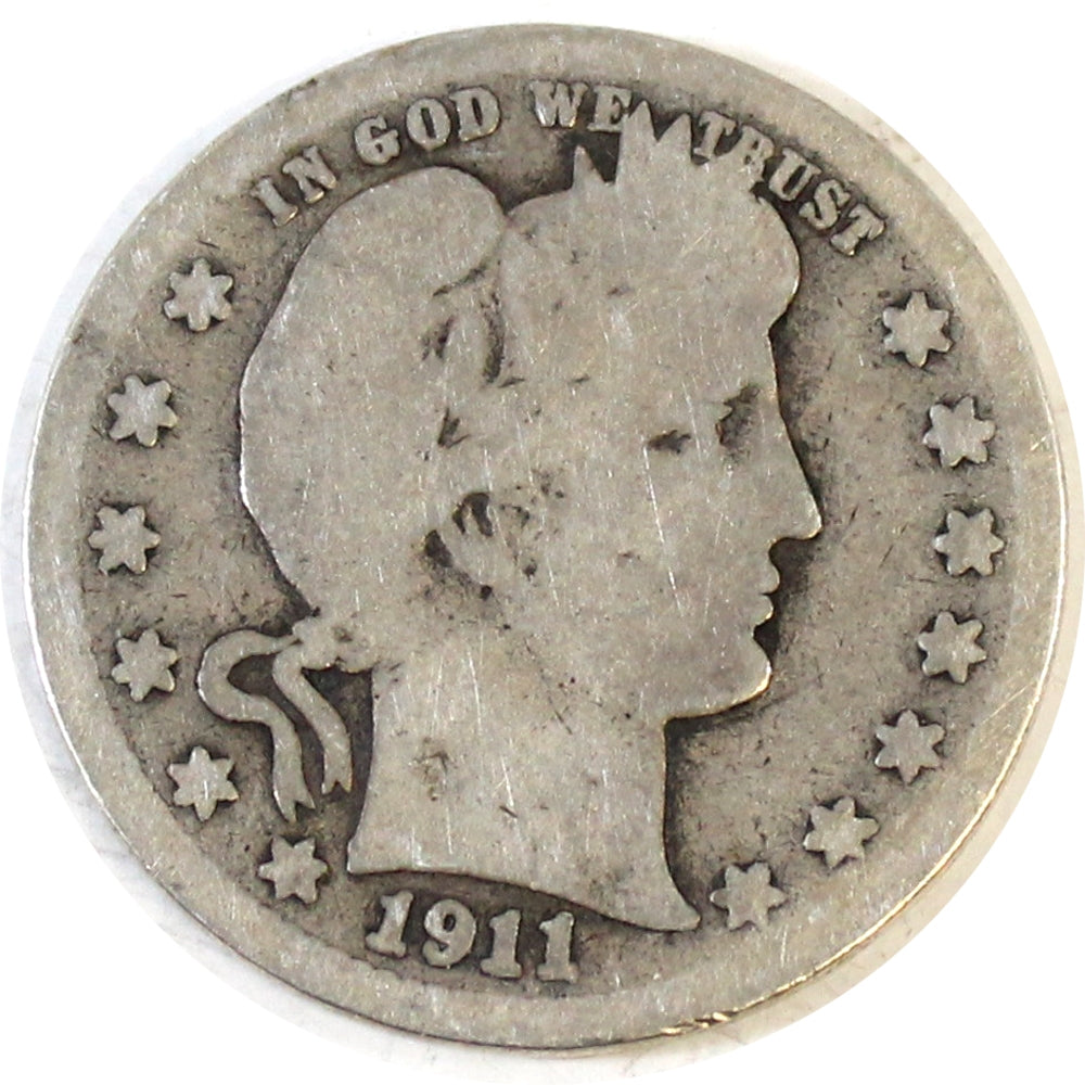 1911 S USA Quarter About Good (AG3)