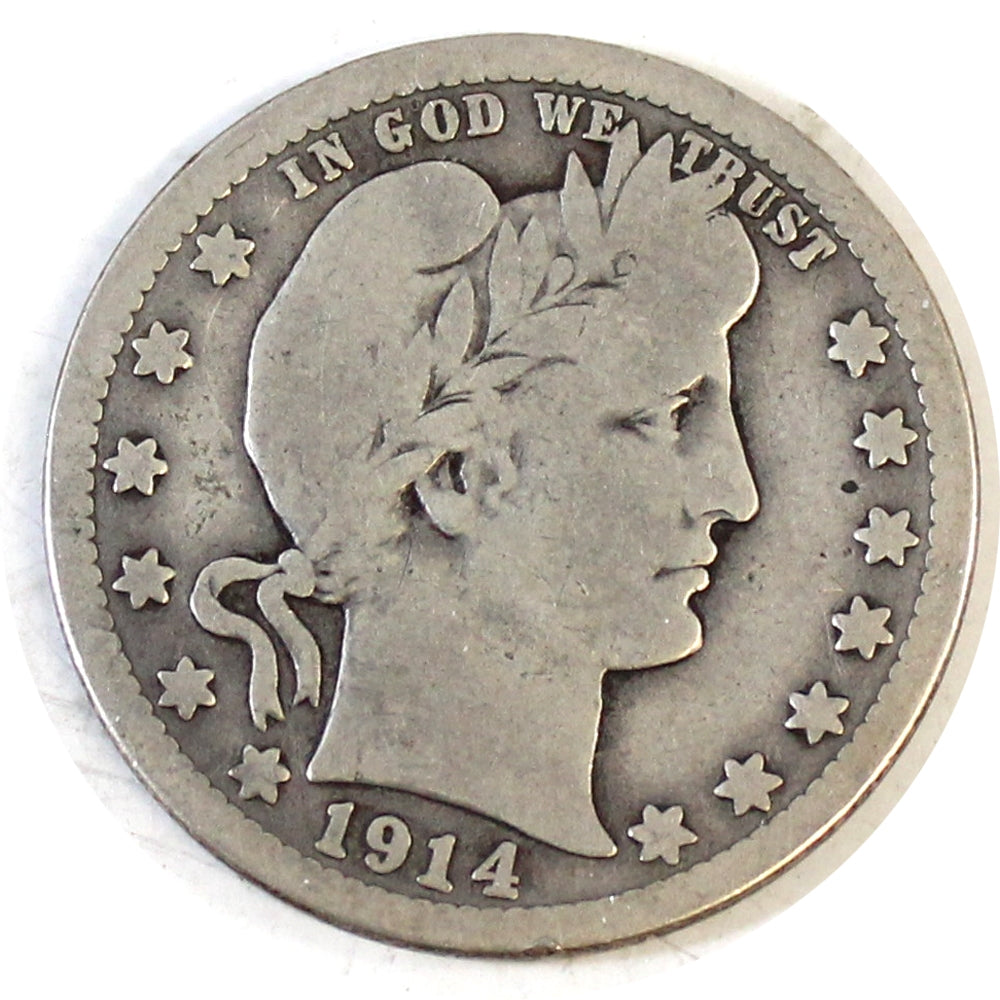 1914 D USA Quarter G-VG (G6)