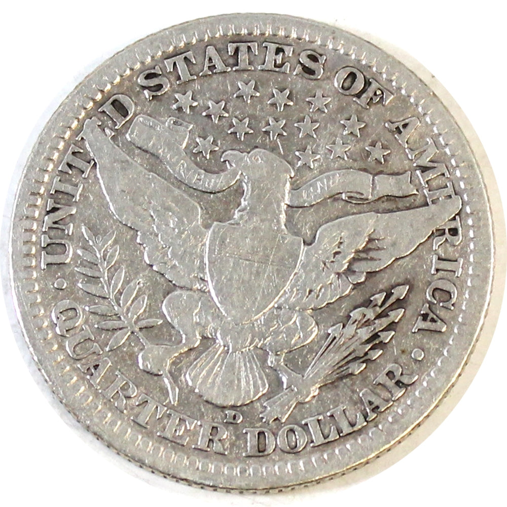 1916 D USA Quarter F-VF (F15)