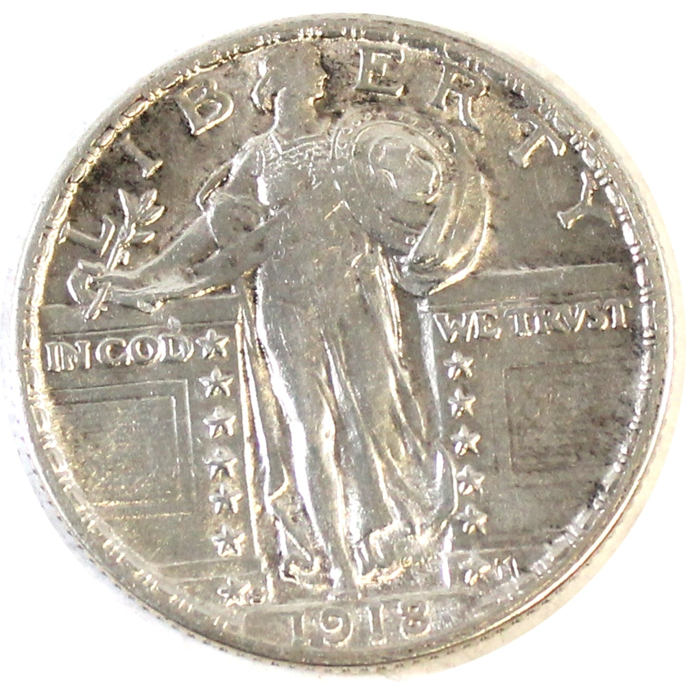 1918 S USA Quarter AU-UNC (AU55) $