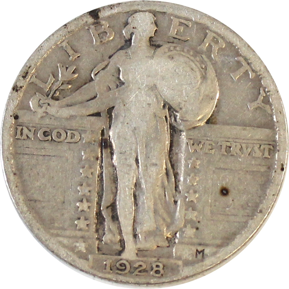 1928 USA Quarter VG-F (VG10)