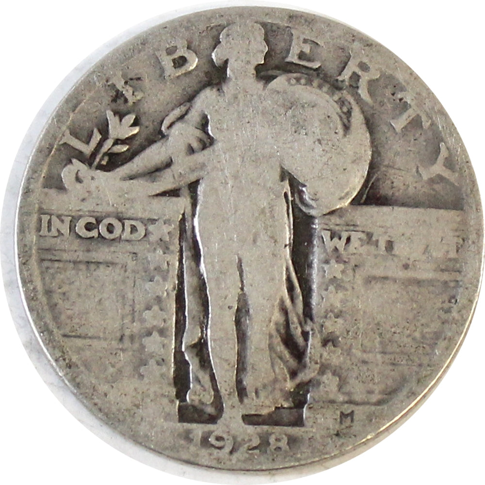 1928 USA Quarter About Good (AG3)