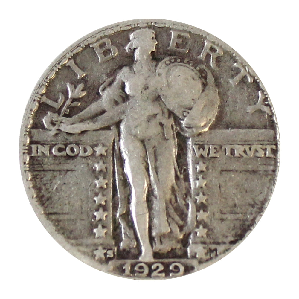 1929 S USA Quarter Fine (F12)