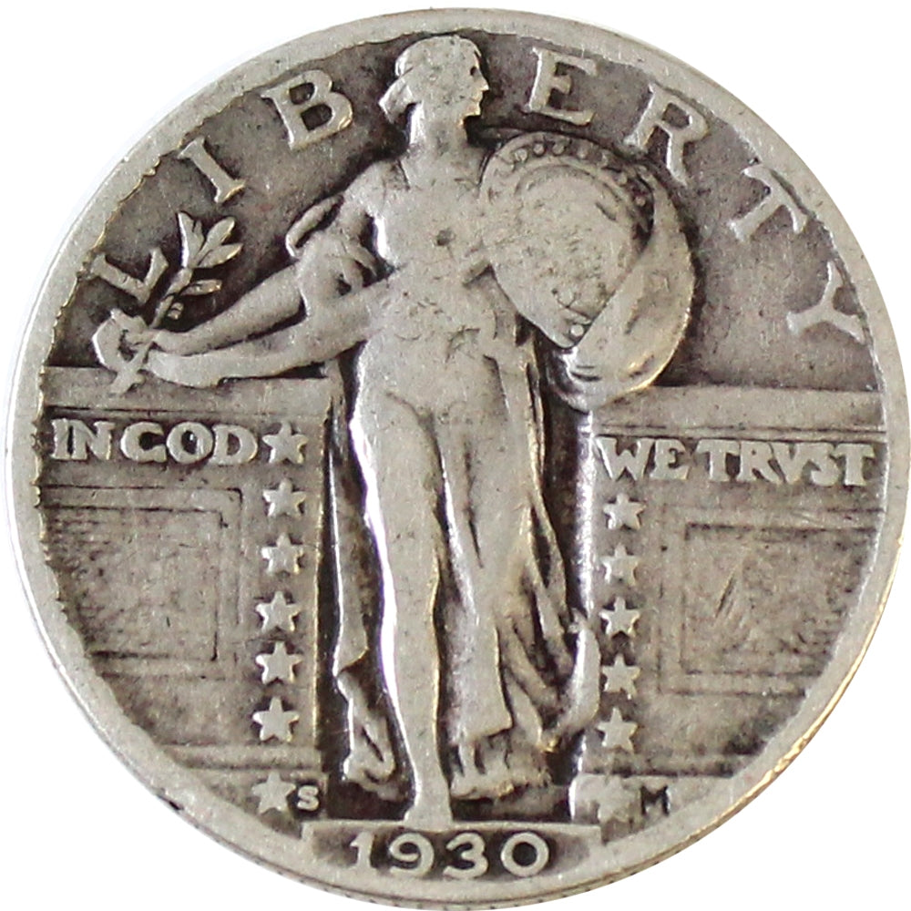 1930 S USA Quarter VG-F (VG10)