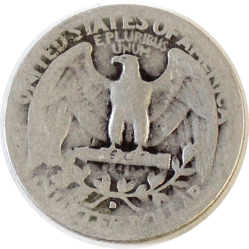 1935 D USA Quarter About Good (AG3)