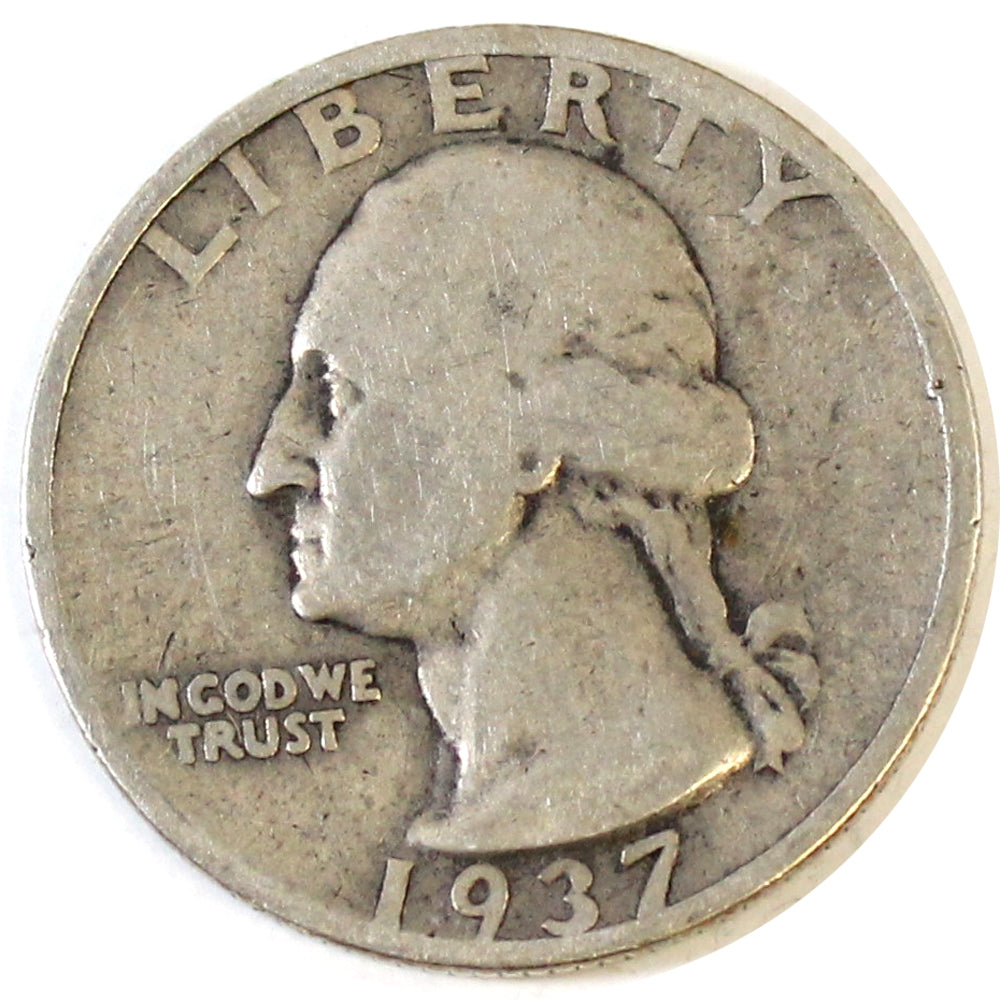 1937 S USA Quarter G-VG (G6)