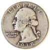 1938 S USA Quarter Very Good (VG8)