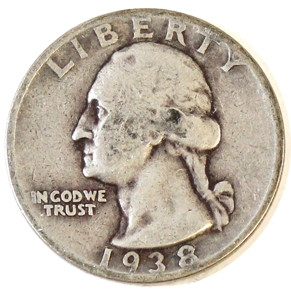 1938 S USA Quarter Very Good (VG8)