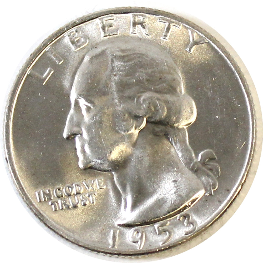 1953 D USA Quarter Brilliant Uncirculated (MS63)