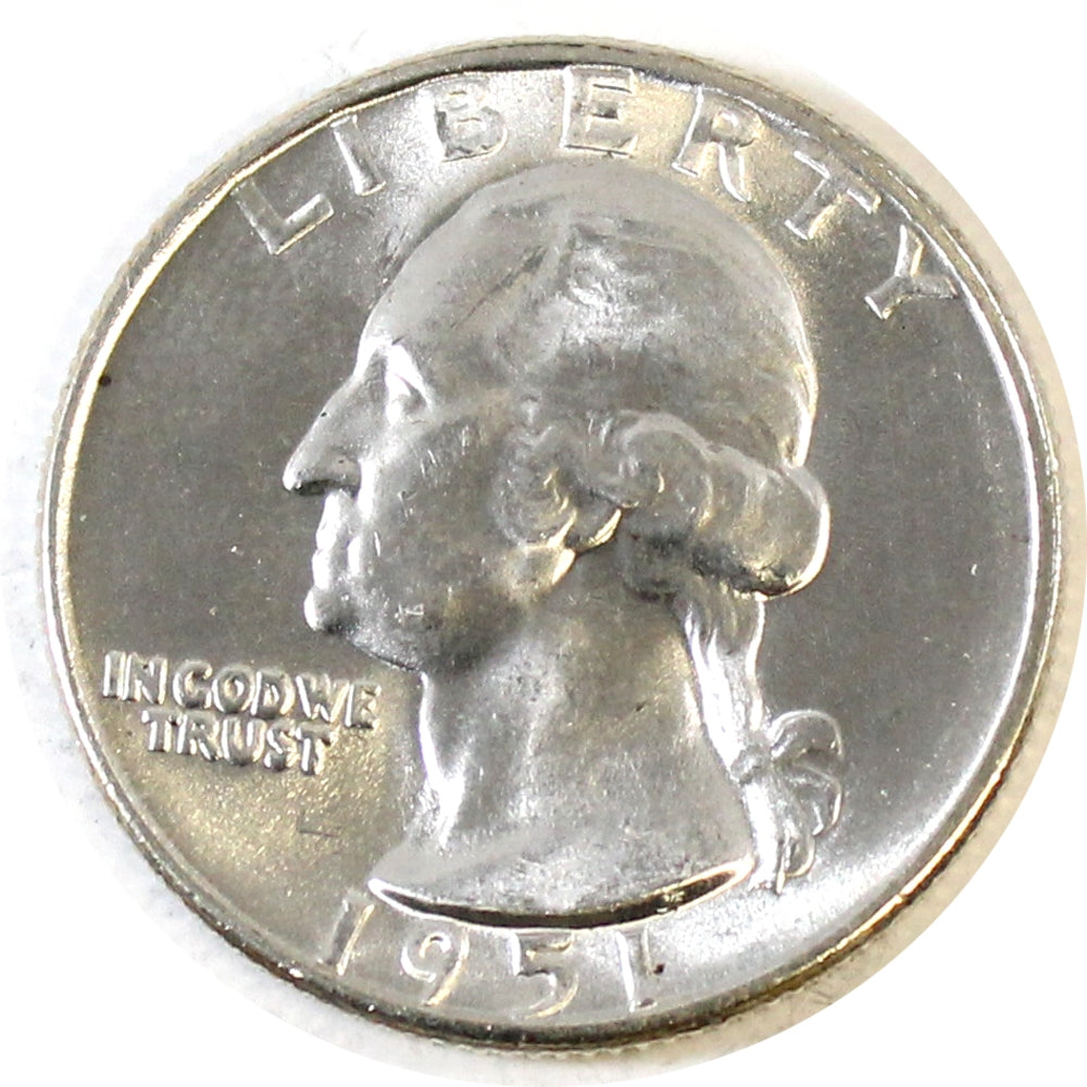 1951 D USA Quarter Choice BU (MS64)
