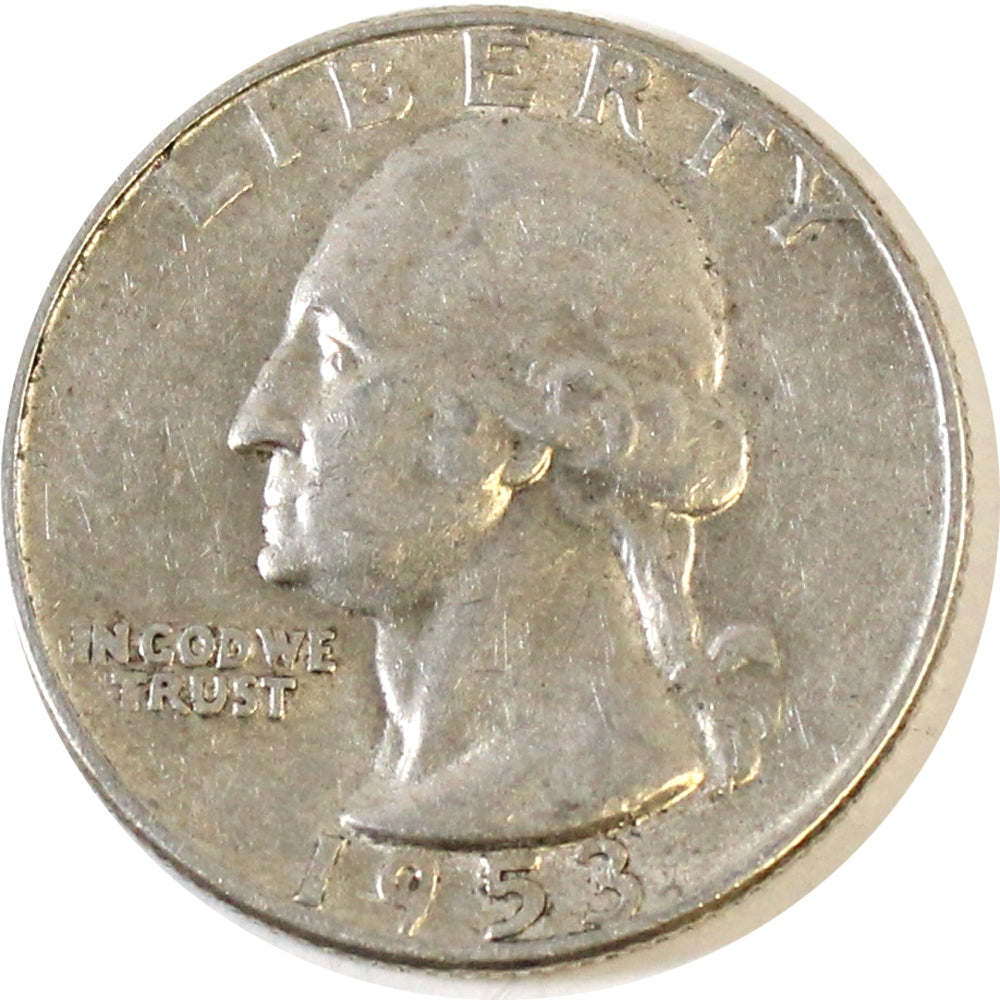 1953 D USA Quarter Extra Fine (EF40)