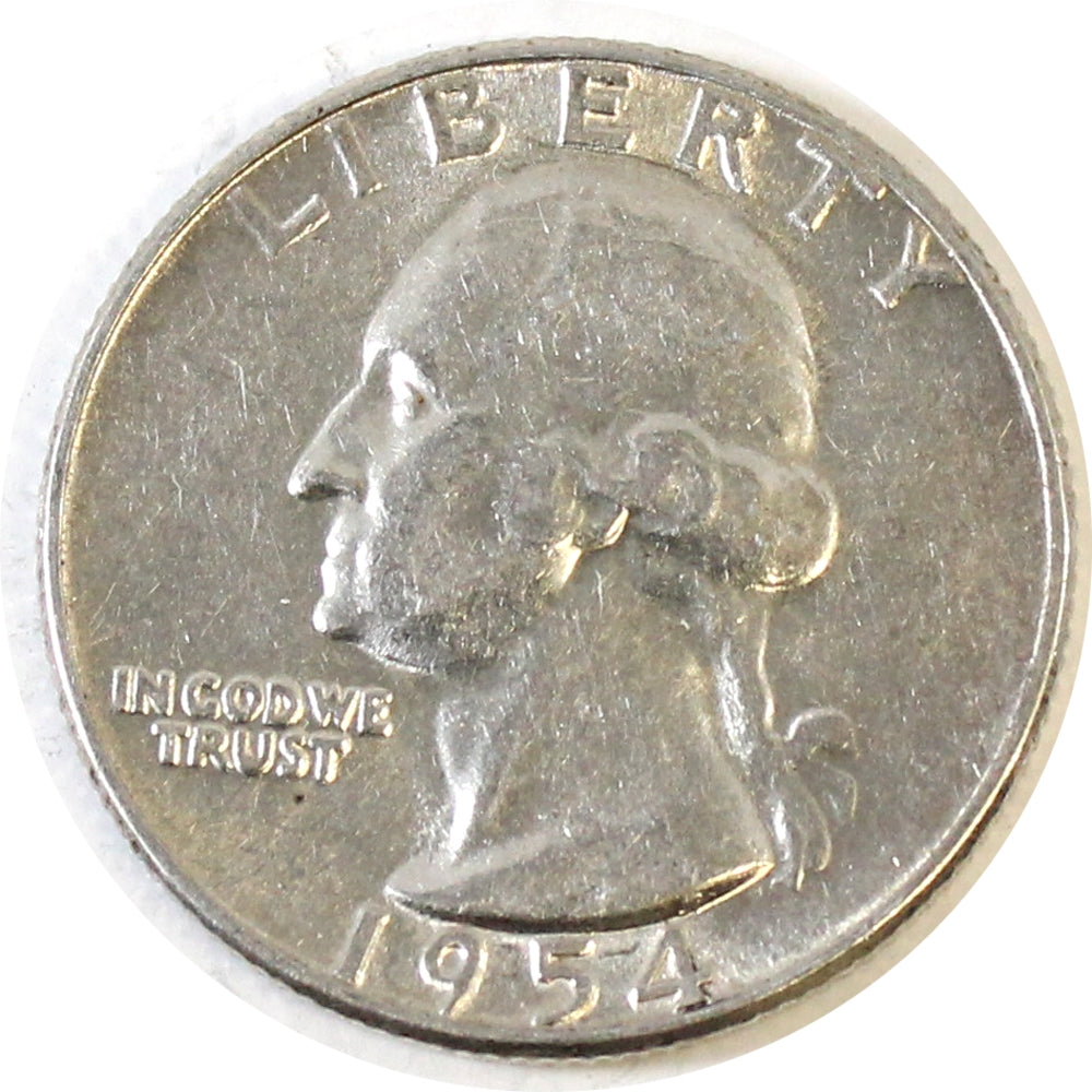 1954 USA Quarter EF-AU (EF45)