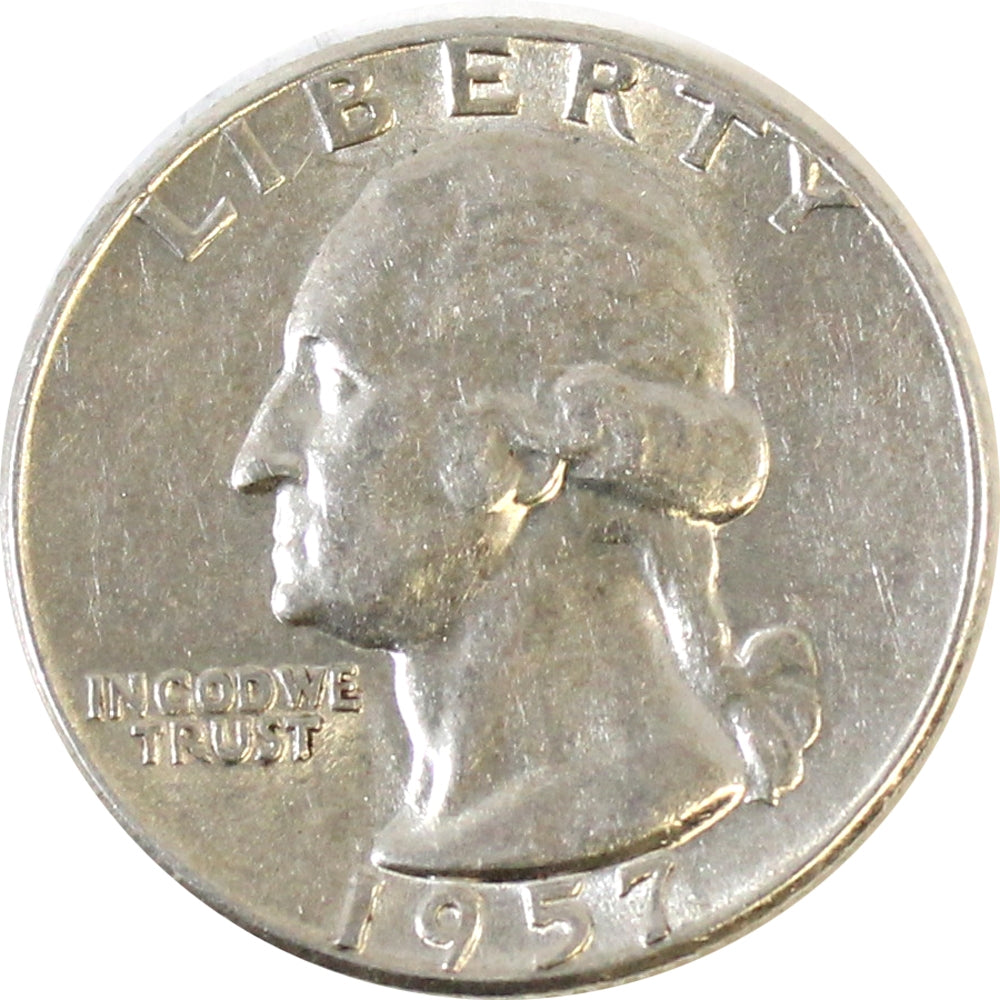 1957 USA Quarter EF-AU (EF45)