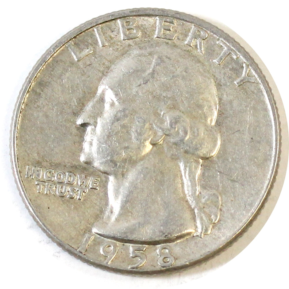 1958 D USA Quarter EF-AU (EF45)
