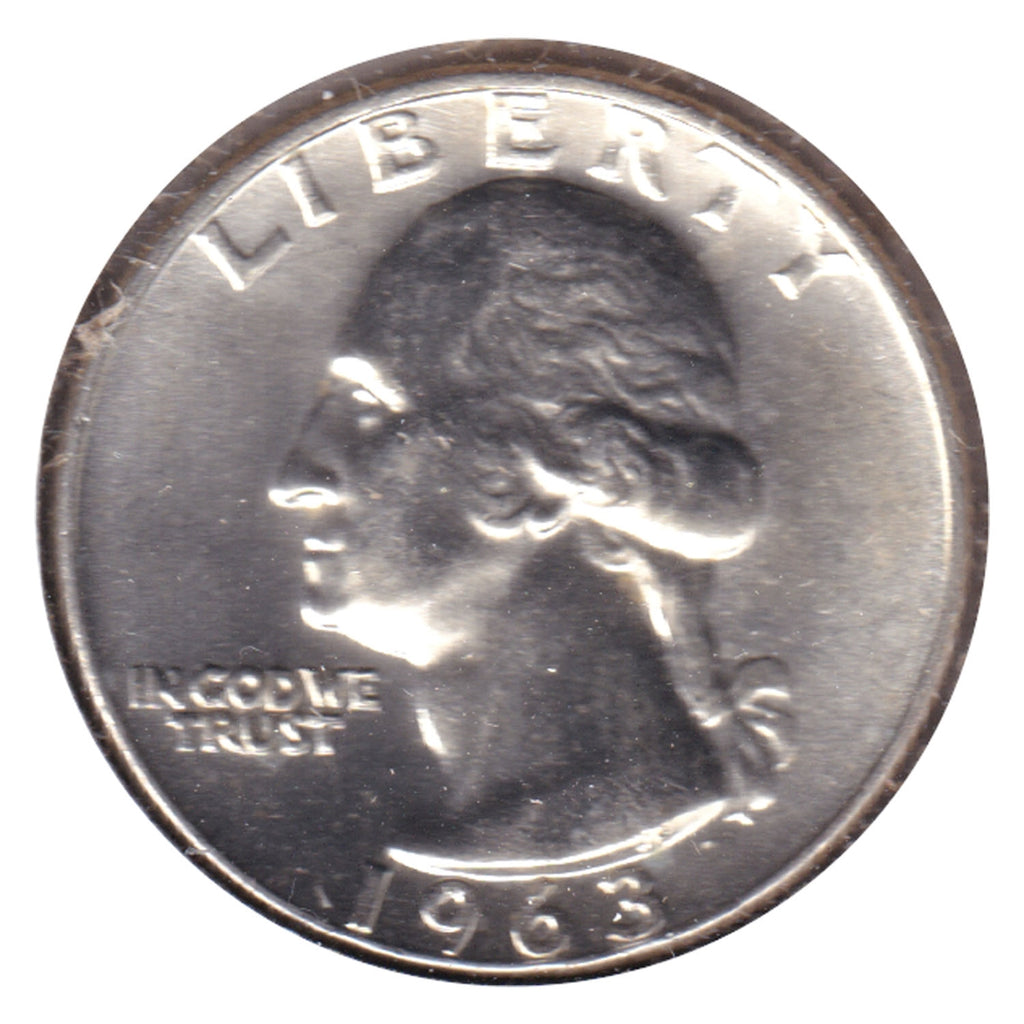 1963 D USA Quarter Brilliant Uncirculated (MS63)