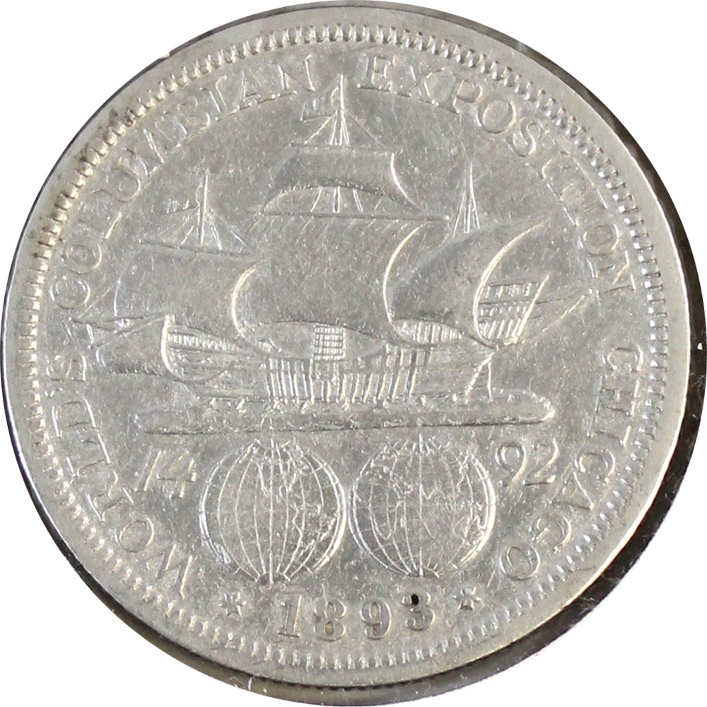 1893 Columbian Exposition USA Half Dollar VG-F (VG10)