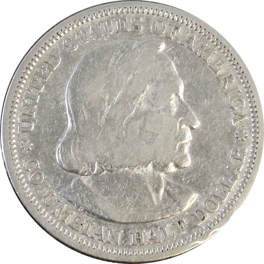 1893 Columbian Exposition USA Half Dollar VG-F (VG10)