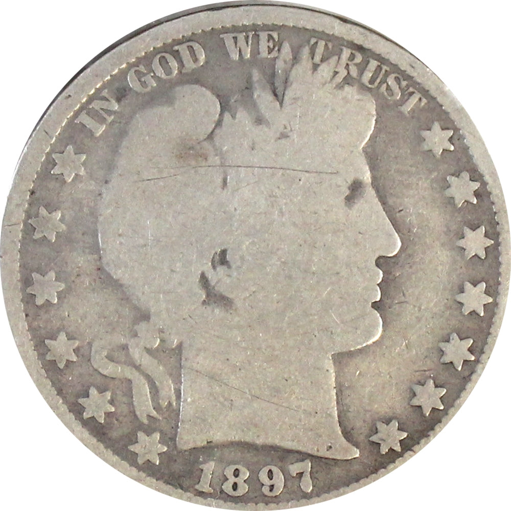 1897 USA Half Dollar About Good (AG3)