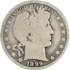 1899 USA Half Dollar About Good (AG3)
