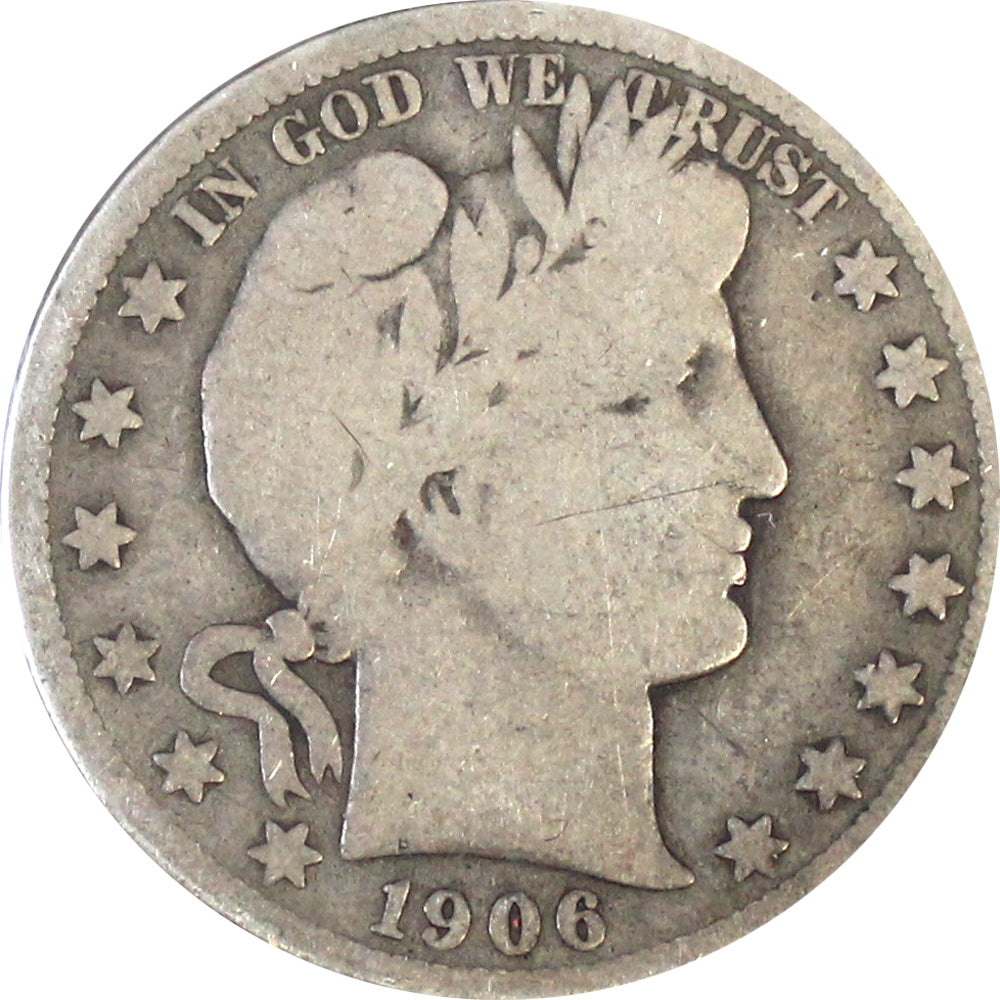 1906 S USA Half Dollar About Good (AG3)