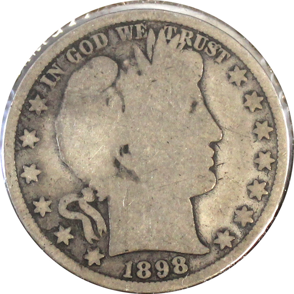 1898 USA Half Dollar About Good (AG3)