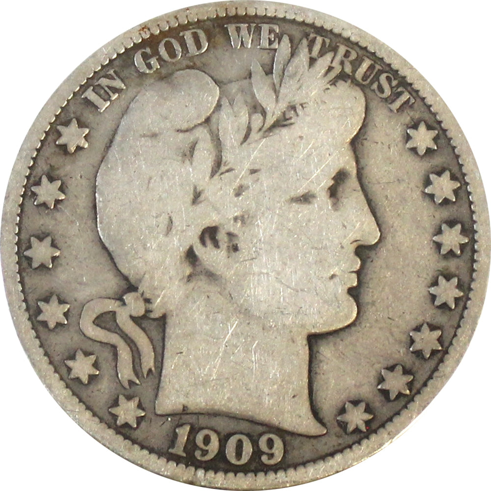 1909 USA Half Dollar Very Good (VG8)