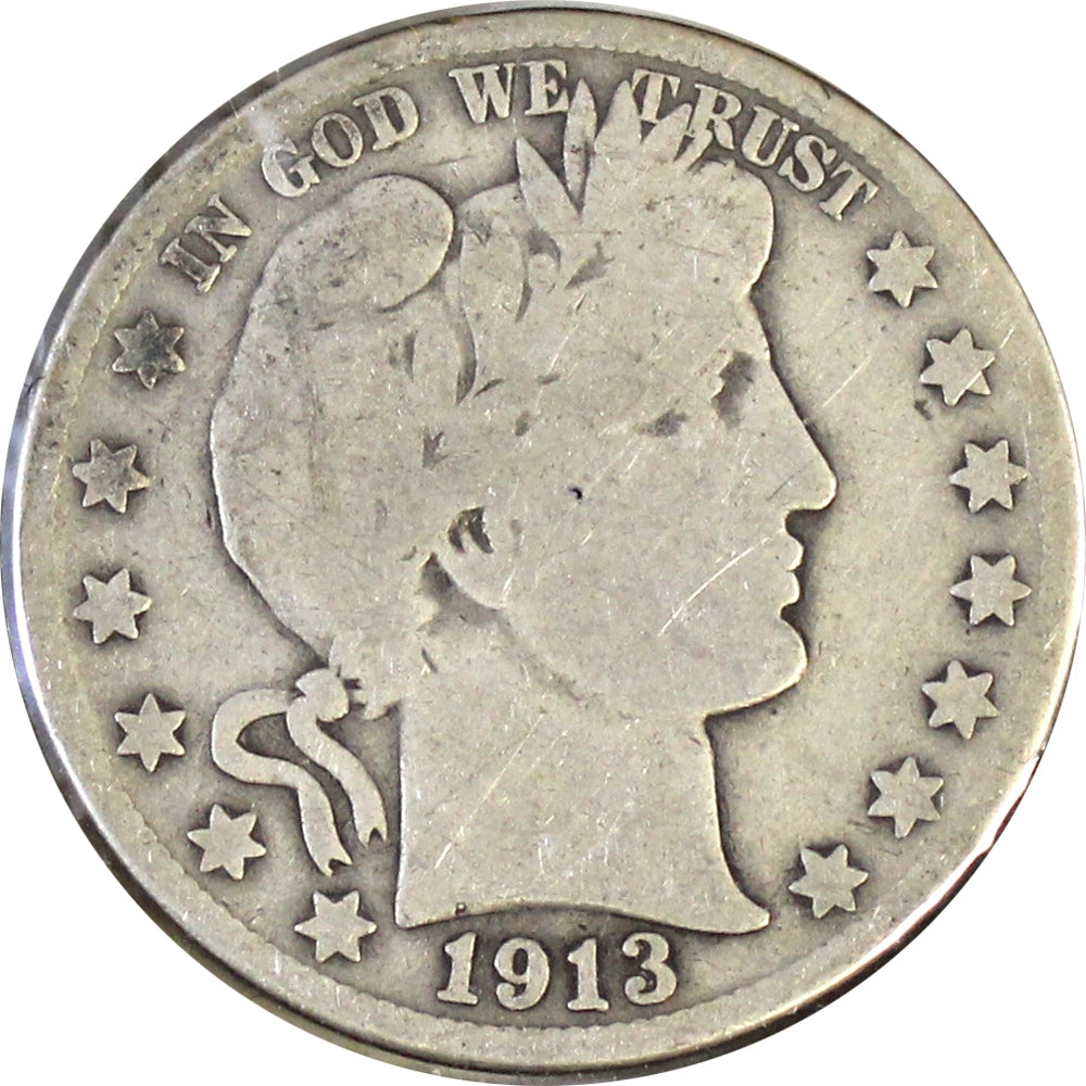 1913 S USA Half Dollar Abot Good (AG3)