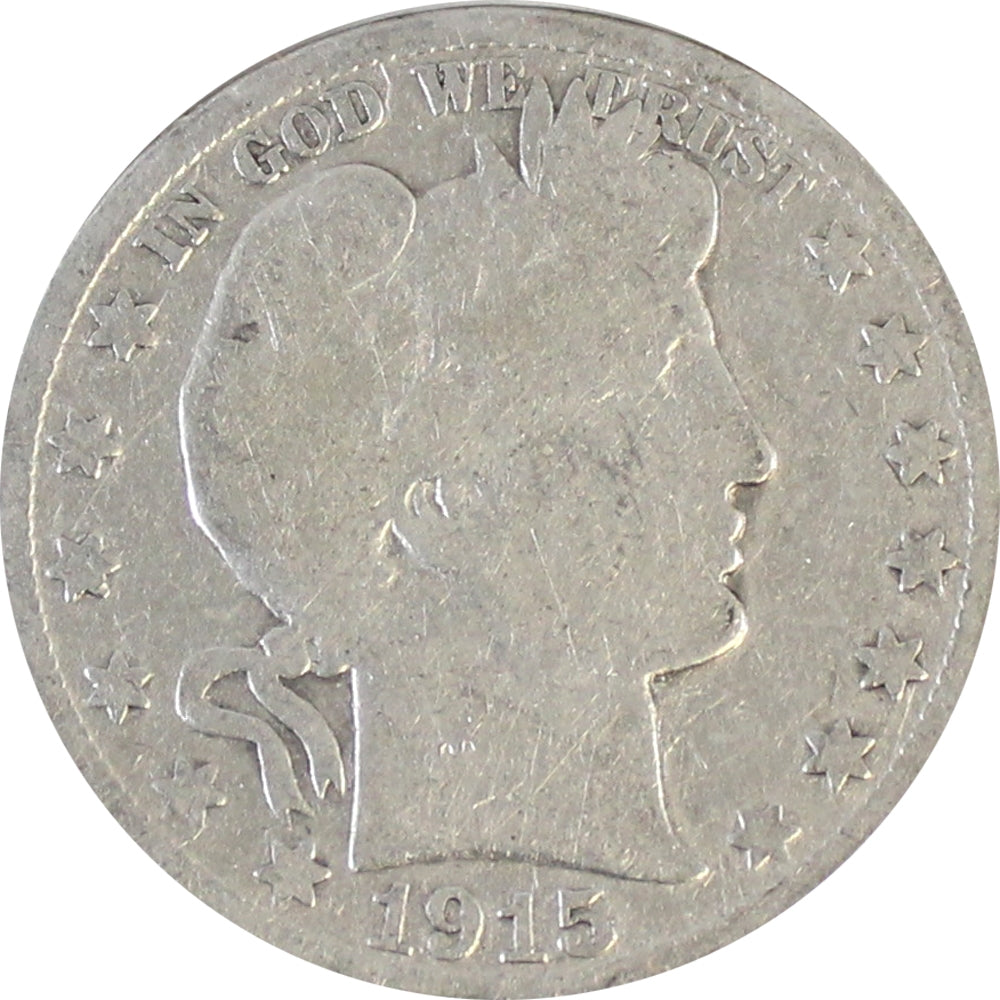 1915 D USA Half Dollar About Good (AG3)