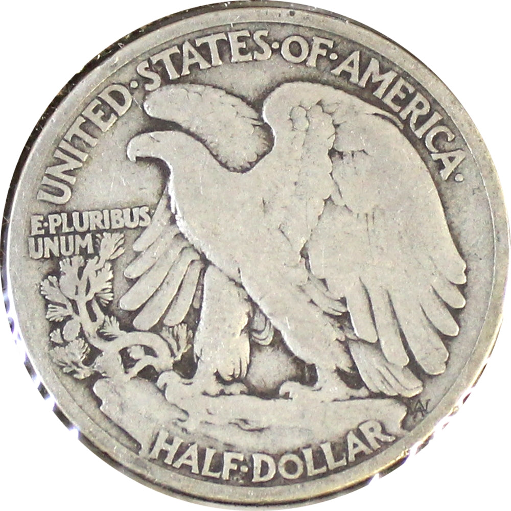 1916 D USA Half Dollar G-VG (G6) $