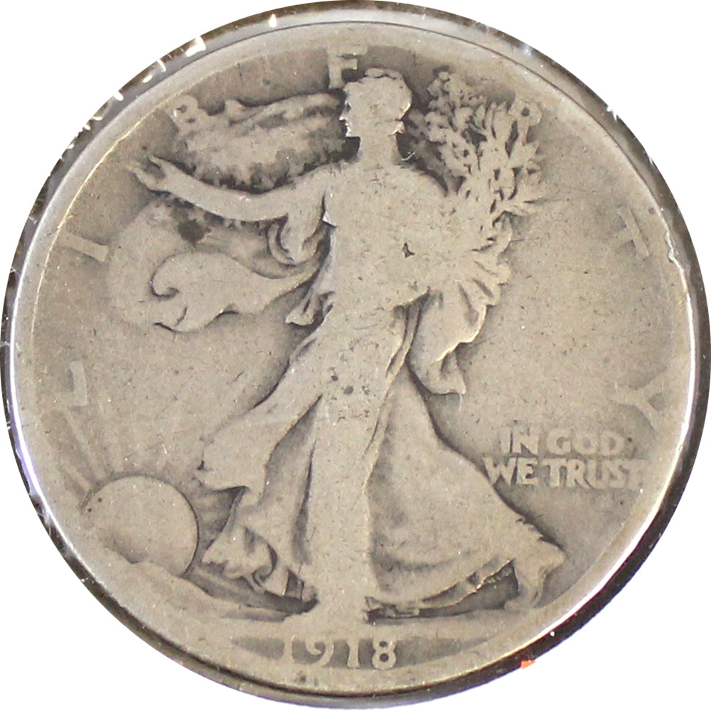1918 USA Half Dollar Good (G4)