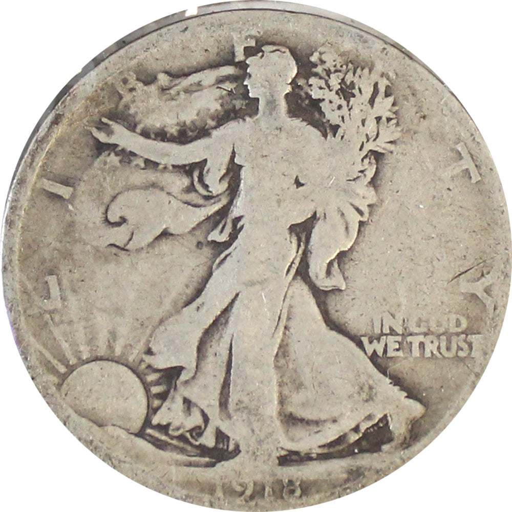 1918 D USA Half Dollar Good (G4)
